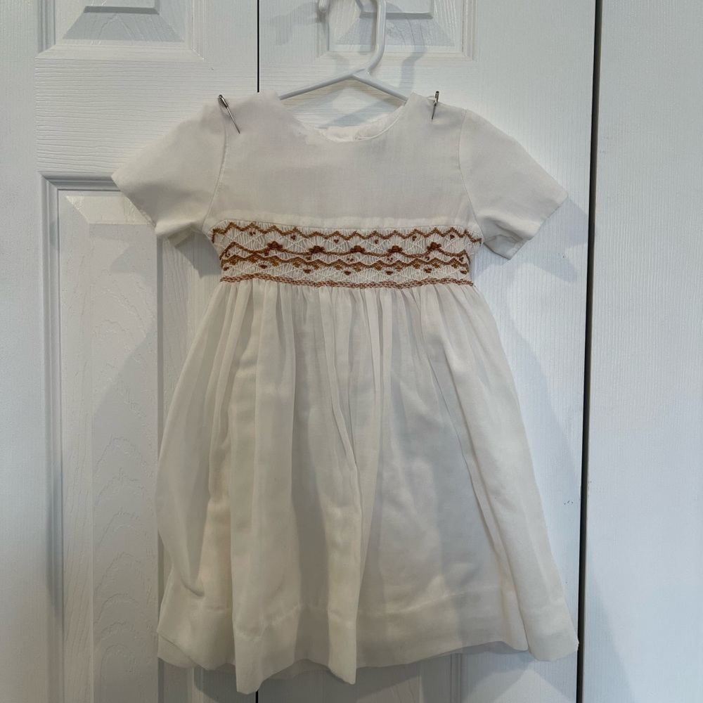 Carriage Boutique smocked dress 24m